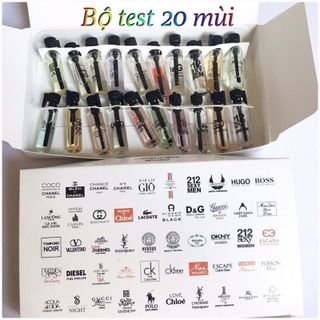 NƯỚC HOA CHIẾT PHÁP BỘ TES 3ML20 CHAI/1 BỘ NGUYÊN SÉT 90K- 120K