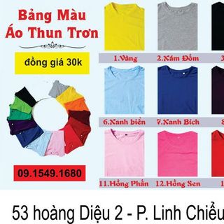 Áo Thun trơn in chuyển nhiệt đẹp