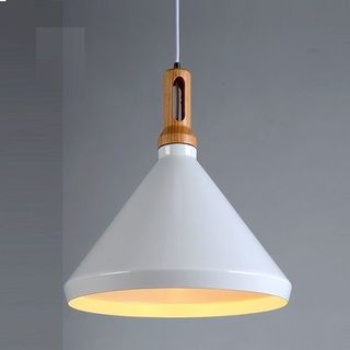 ĐÈN THẢ TRANG TRÍ NHÔM A ĐUÔI GỖ