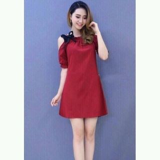 đầm trang trí có nơ