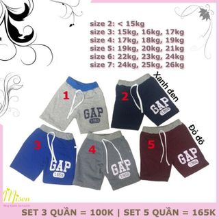 QUẦN SHORT BÉ TRAI THUN DA CÁ giá sỉ