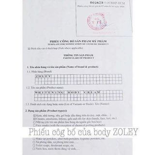 Kem Body Zoley Lớn 300Gram