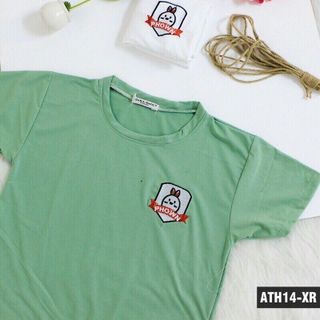 Áo thun thêu tay ngắn
