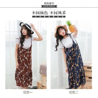 Đầm suông nữ thời trang phong cách Hàn Quốc kiểu dáng nữ tính