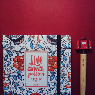 sổ tay Live With Passion - Hoạ tiết