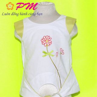 PM0011 - Áo pé gái nơ điệu đà