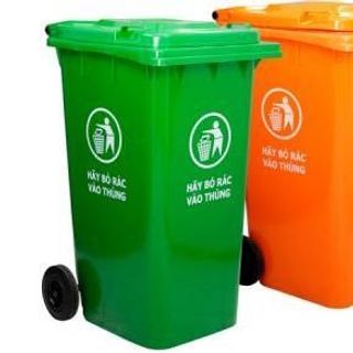 Thùng rác công cộng 120L nhựa HDPE