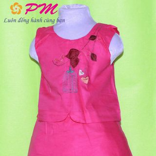 PM005 - Set pé gai thêu lá xinh xinh