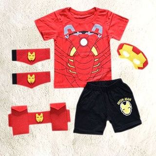 bộ bé trai siêu nhân kèm các phụ kiện