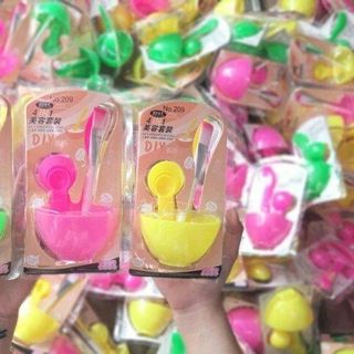 Bộ chén trộn mặt nạ 4 món