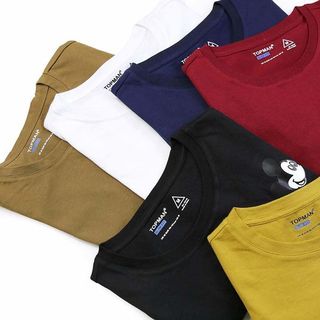 Áo thun trơn tay ngắn Mickey