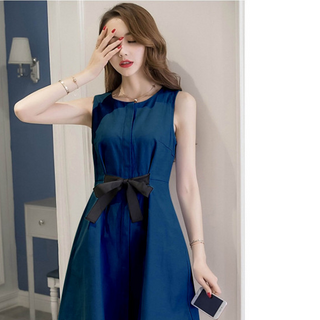 Đầm phong cách Retro đơn giản sang trọngđầm công sở giá sỉ