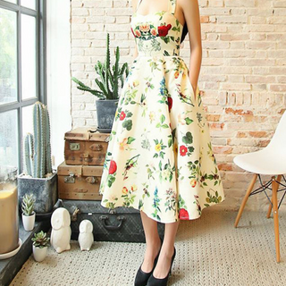 Đầm Vintage phong cách đầm maxi giá sỉ