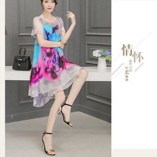 ĐẦM VOAL HỌA TIẾT MULET-D923 260HÀNG NHAP