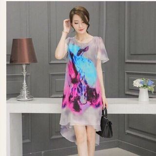 ĐẦM VOAL HỌA TIẾT MULET-D923 260HÀNG NHAP