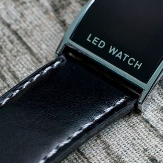 Đồng Hồ LED Dây Da - LED003