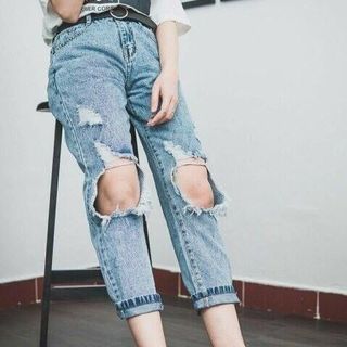 Baggy rách gối cá tính