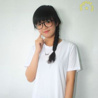 ÁO THUN TRƠN FORM RỘNG MÀU TRẮNG