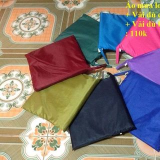 Áo mưa vải dù
