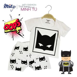 Bộ cotton mặt lạ