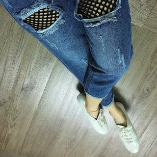 Baggy phối lưới và ren