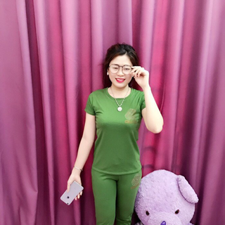 bộ cotton nữ 5 màu