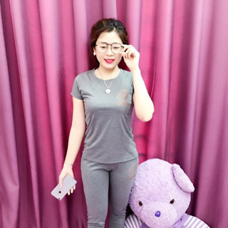 bộ cotton nữ 5 màu