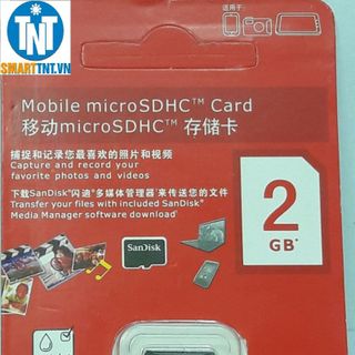 Thẻ nhớ SanDisk HD 2G class10 giá sỉ