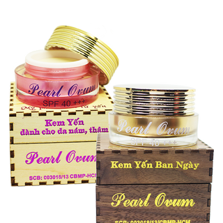 Bộ Kem Yến Sào Trị Nám Tàn Nhang Pearl Ovum giá sỉ