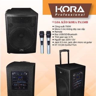 Loa kéo Kora PA150B 4 tấc