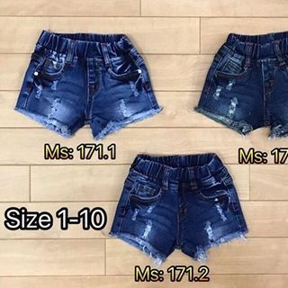 Quần short jean bé gái giá sỉ