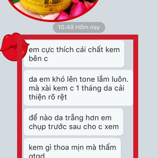 Kem trắng da HC Beauty