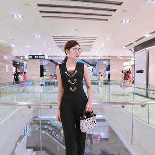 BỘ JUMPSUIT DÀI PHỐI LƯỚI - SJ659