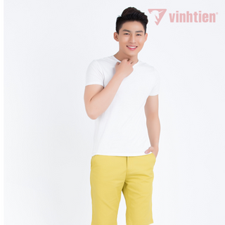 QUẦN SHORT KAKI NAM SLIMFIT VT260 Vàng Chanh