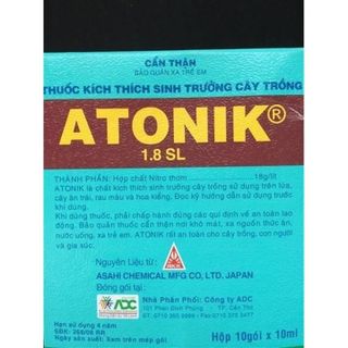 Phân bón lá kích thích tăng trưởng cây trồng ATONIK 18 SL hộp 10 gói