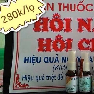 Thuốc trị hôi nách vĩnh viễn