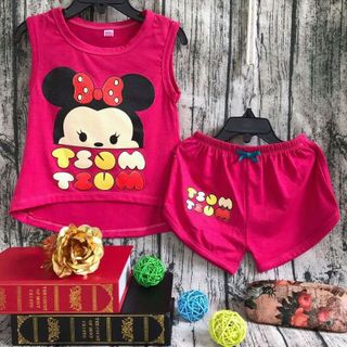 Bộ Micky cotton bé gái