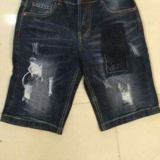 Quần short jean nam