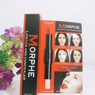 Son môi Morphe 2 đầu che khuyết điểm môi mặt và son lì Morphe