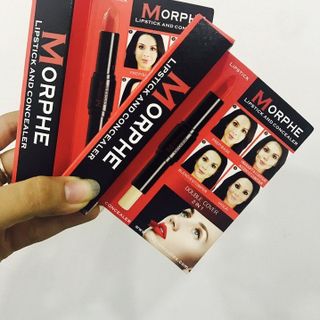 Son môi Morphe 2 đầu che khuyết điểm môi mặt và son lì Morphe