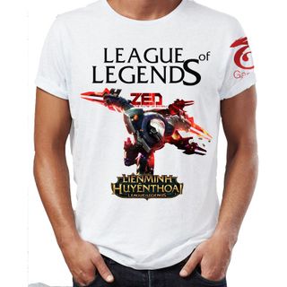 Áo thun Liên minh huyền thoại LOL 3D Zed Siêu Phẩm