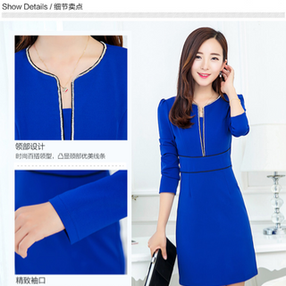 Đầm công sở viền Ngọc trai