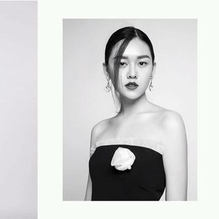 ĐẦM SABRINA ĐÍNH HOA