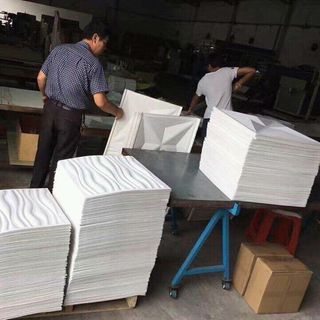 Xốp dán tường vân sóng