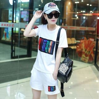 Bộ short Thể Thao Color Trắng