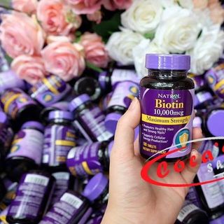 Thuốc trị rụng tóc BIOTIN Maximum Strength 10000 mcg 100 viên