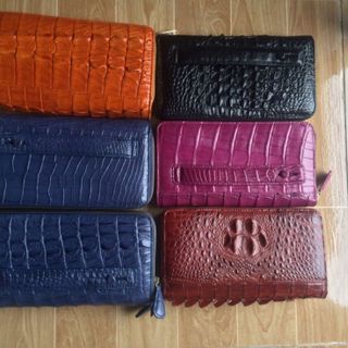 dây lưng ví da cá sâu da đà điểu