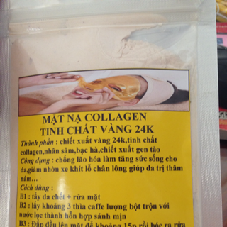 mặt nạ collagen tinh chất vàng 24k
