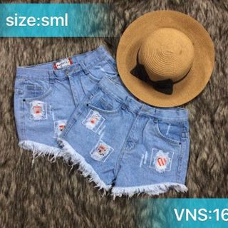 quần short jean nữ