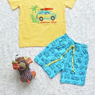 ĐỒ BỘ BÉ TRAI THÊU XE HƠI